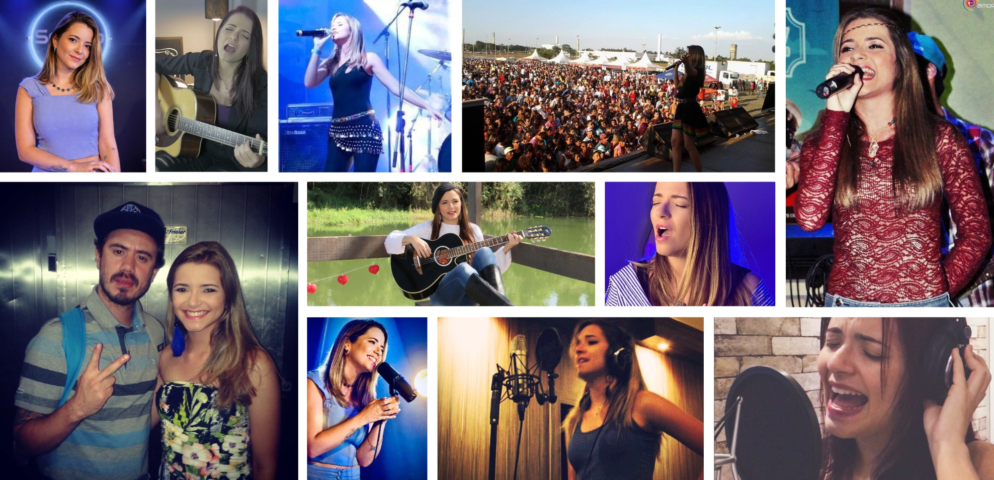 Linha do tempo da trajetória de Kayte Araujo, da primeira canção à criação da Vida Music (2005–2026)